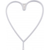 GloboStar ��������� ������� ������� �������� NEON LED �������� HEART LINE 5W �� ������� ����������� USB - ��������� 3xAAA (��� ���������������) - ��� - (78593)
