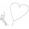 GloboStar ��������� ������� ������� �������� NEON LED �������� HEART LINE 5W �� ������� ����������� USB - ��������� 3xAAA (��� ���������������) - ��� - (78593)