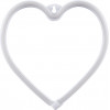 GloboStar ��������� ������� ������� �������� NEON LED �������� HEART 5W �� ������� ����������� USB - ��������� 3xAAA (��� ���������������) - ��� - (78592)