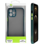 Lime ���� Iphone 12 PRO 6.1 Hardshell Fusion Camera Guard Dark Green With Yellow Keys