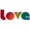 GloboStar �������� ����������� ������������ ��������� LED �������� RAINBOW LOVE 2W �� �������� On/Off & ������� ����������� USB - ��������� 3xAAA (��� ���������������) ����� ����� 6000K - (76551)