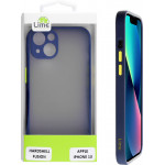 Lime ���� iPhone 13 6.1 Hardshell Fusion Camera Guard Blue With Yellow Keys