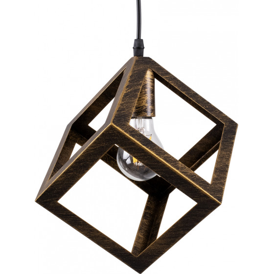 GloboStar CUBE �������� �������� ��������� ������ �������� 1 x E27 ����� ������� ��������� ������ �25 x �25 x �25cm - (00803)