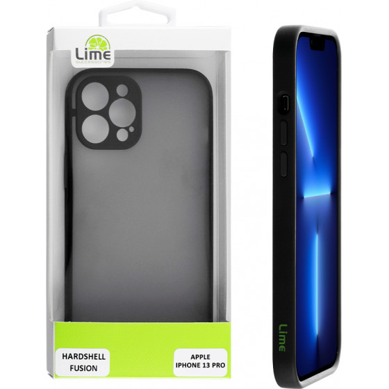 Lime ���� Iphone 13 PRO 6.1 Hardshell Fusion Camera Guard Black With Black Keys