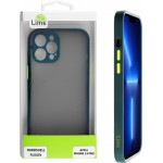 Lime ���� Iphone 13 PRO 6.1 Hardshell Fusion Camera Guard Dark Green With Yellow Keys