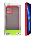 Lime ���� Iphone 13 PRO 6.1 Hardshell Fusion Camera Guard Red With Black Keys