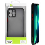 Lime ���� Iphone 13 Pro Max 6.7 Hardshell Fusion Camera Guard Black With Red Keys