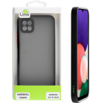 Lime ���� Samsung A22 5G A226 6.6 Hardshell Fusion Camera Guard Black With Red Keys