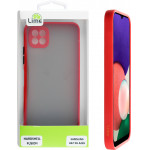 Lime ���� Samsung A22 5G A226 6.6 Hardshell Fusion Camera Guard Red With Black Keys