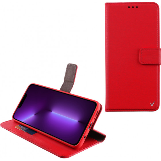 Volte-Tel ���� Iphone 13 Pro Max 6.7 Allure Magnet Book Stand Clip Red - (5205308297373)