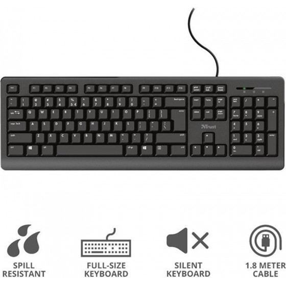 Trust Primo Keyboard LT - (24322)