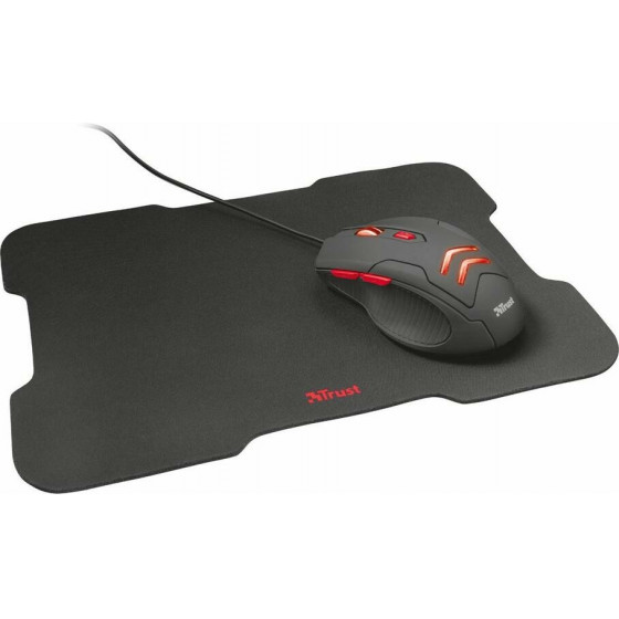 Trust Ziva Gaming Mouse and mouse pad - (21963)