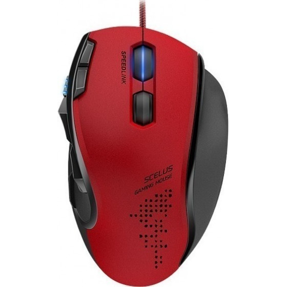 Speedlink SL-680004-BKRD , Scelus Gaming Mouse, Black-Red