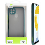 Lime ���� Realme C21 6.5 Hardshell Fusion Camera Guard Dark Green With Yellow Keys