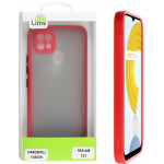 Lime ���� Realme C21 6.5 Hardshell Fusion Camera Guard Red With Black Keys