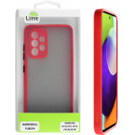 Lime ���� Samsung A52S/A52 A525/A526/A528 6.5 Hardshell Fusion Camera Guard Red With Black Keys