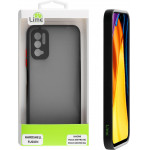 Lime ���� Xiaomi Poco M3 Pro 4G/Poco M3 Pro 5G 6.5 Hardshell Fusion Camera Guard Black With Red Keys - (5205308300653)