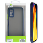 Lime ���� Xiaomi Poco M3 Pro 4G/Poco M3 Pro 5G 6.5 Hardshell Fusion Camera Guard Blue With Yellow Keys - (5205308300660)