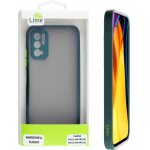 Lime ���� Xiaomi Poco M3 Pro 4G/Poco M3 Pro 5G 6.5 Hardshell Fusion Camera Guard Dark Green With Yellow Keys - (5205308300677)