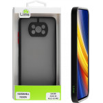 Lime ���� Xiaomi Poco X3/Poco X3 Pro 6.67 Hardshell Fusion Camera Guard Black With Red Keys - (5205308300691)