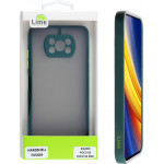 Lime ���� Xiaomi Poco X3/Poco X3 Pro 6.67 Hardshell Fusion Camera Guard Dark Green With Yellow Keys - (5205308300714)