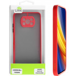 Lime ���� Xiaomi Poco X3/Poco X3 Pro 6.67 Hardshell Fusion Camera Guard Red With Black Keys - (5205308300721)