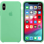 Apple ���� Iphone XS/X Silicone Cover Spearmint - (MVF52ZM/A)