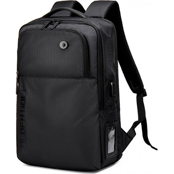 Golden Wolf ������ ������ GB00399, �� ���� laptop 15.6, 20L, ����� - (GB00399-BK)
