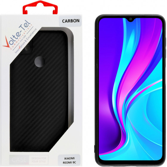 Volte-Tel ���� Xiaomi Redmi 9C 6.53 Carbon Camera Protective Black - (5205308299629)