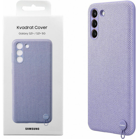 SAMSUNG ���� S21 PLUS G996 KVADRAT COVER VIOLET PACKING OR - (EF-XG996FVEGWW)
