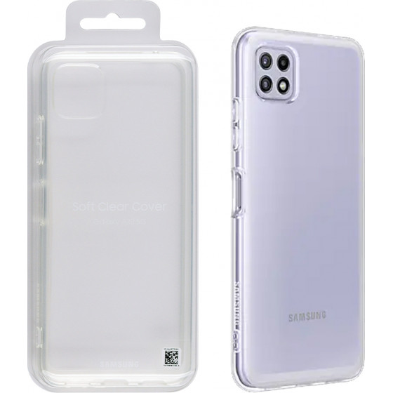 Samsung ���� A22 A226 Soft Clear Cover Clear - (EF-QA226TTEGEU)
