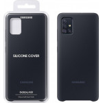 Samsung ���� A51 A515 Silicone Cover Black - (EF-PA515TBEGEU)