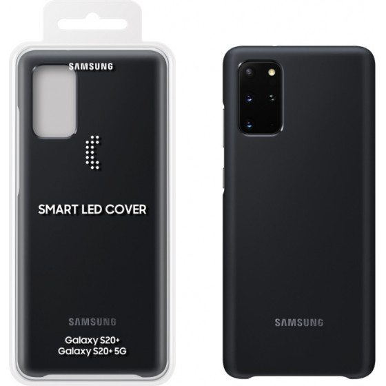 Samsung ���� S20 Plus G985 LED Cover Black Packing - (EF-KG985CBEGEU)