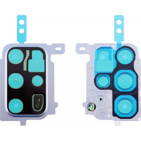 SAMSUNG S20 PLUS G985 CAMERA COVER BLUE ORIGINAL SERVICE PACK - (GH98-45004D)