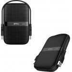 SILICON POWER HDD 1TB ������� ������� ������ USB 3.2 ARMOR A60 MIL-STD 810G BLACK - (SP010TBPHDA60S3A)