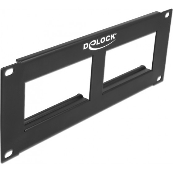 DeLock patch panel Easy 45 10inch 2U 90.5x45.2mm x2 ����� - (81379)