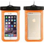 iSelf Waterproof Case For Smartphones 5.0-5.8 180x105mm Orange Black - (WATER5.5ORB)