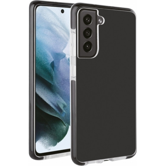 Vivanco Rock Solid Cover Case Samsung S21 FE Transparent Black Backcover - (62536)
