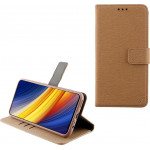 Volte-Tel ���� Xiaomi POCO X3/POCO X3 PRO 6.67 Allure Magnet Book Stand Clip Gold - (5205308301162)