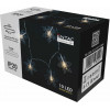 Entac Christmas Indoor Plastic snowflake 10LED WW 1m (2AA excl.) - (ECL-PSF-10WW)