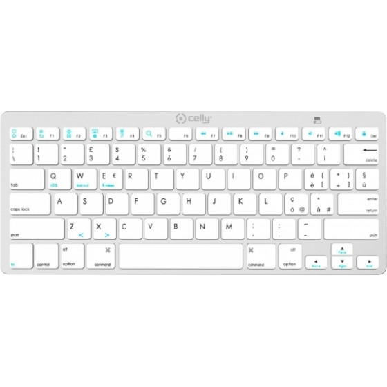 Celly Wireless Keyboard For Smartphones And Tablets - (SWKEYBOARDBTSV)