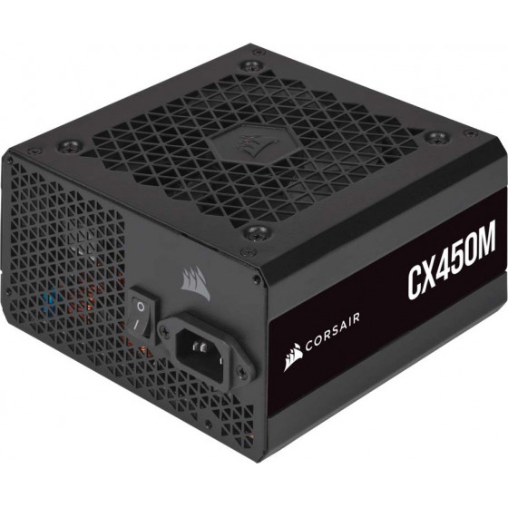 Corsair CX-M Series CX450M - 450 Watt 80 PLUS Bronze Semi Modular ATX PSU - (CP-9020219-EU)