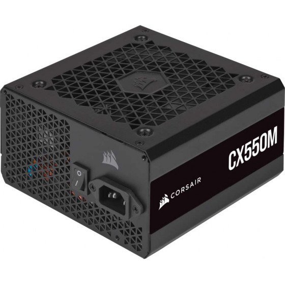Corsair CX-M Series CX550M - 550 Watt 80 PLUS Bronze Semi Modular ATX PSU - (CP-9020220-EU)