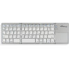 MediaRange Foldable and Rechargeable Bluetooth keyboard 64 keys with touchpad Silver - (MROS133-GR)