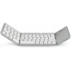 MediaRange Foldable and Rechargeable Bluetooth keyboard 64 keys with touchpad Silver - (MROS133-GR)