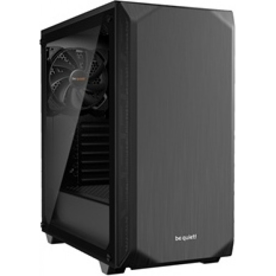 Be Quiet PC Chassis Pure Base 500 Window Midi Tower ATX, BLACK, W/O PSU, 1X14CM Pure Wings 2 Fan, 1X14CM Rear Pure Wings 2 Fan, 3YW. - (BGW34)