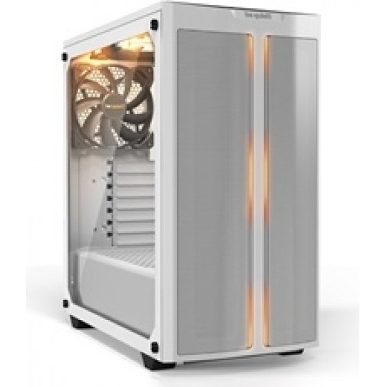 Be Quiet PC Chassis Pure Base 500dx Window White Midi Tower Atx, White, ARGB, W/O PSU, 3X14CM Pure Wings 2 Fans (FRONT, TOP, REAR), 3YW - (BGW38)