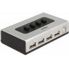 DeLock switch USB Type B �� 4x USB bidirectional ����� - (87762)