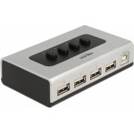 DeLock switch USB Type B �� 4x USB bidirectional ����� - (87762)