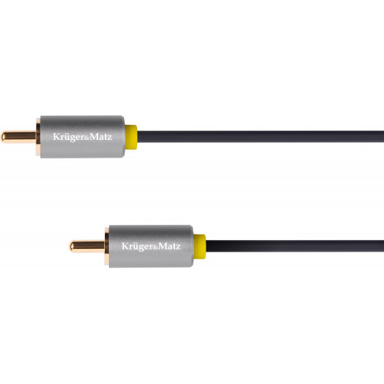Kruger&Matz ������� 1xRCA - 1xRCA 0.5m - (KM1200)